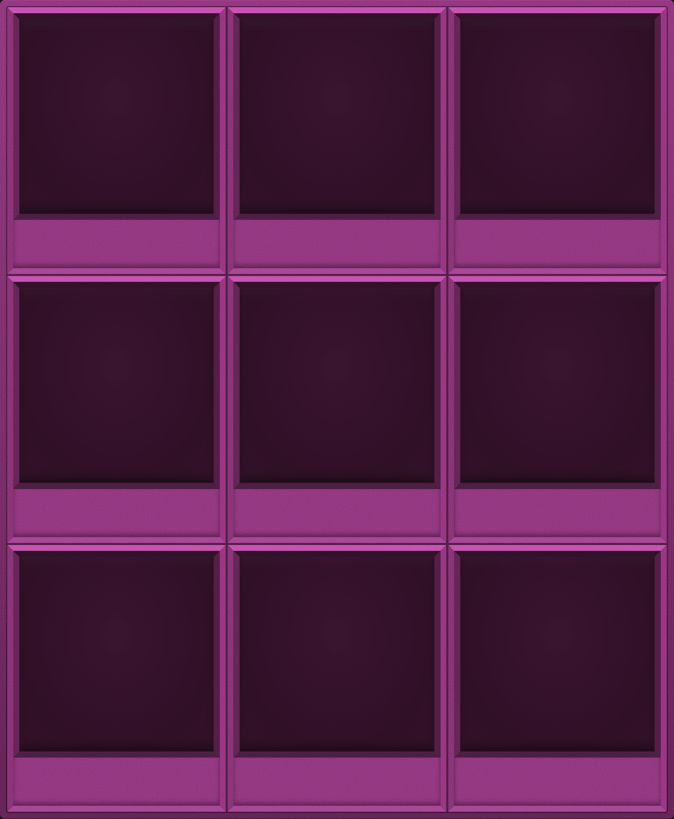 Punch Magenta Display Case (3x3)